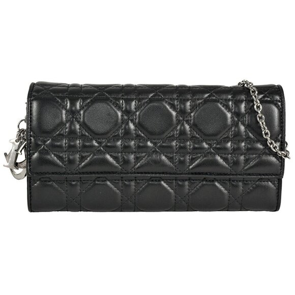 DIOR Black Leather Wallet - Picture 1 of 9